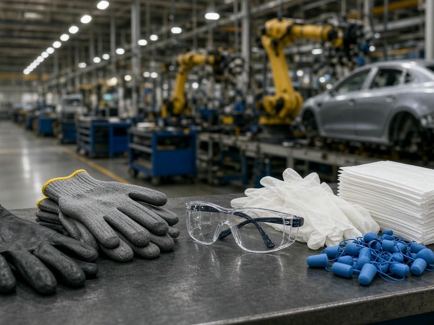 Abastecimiento de EPP y consumibles para una planta automotriz
