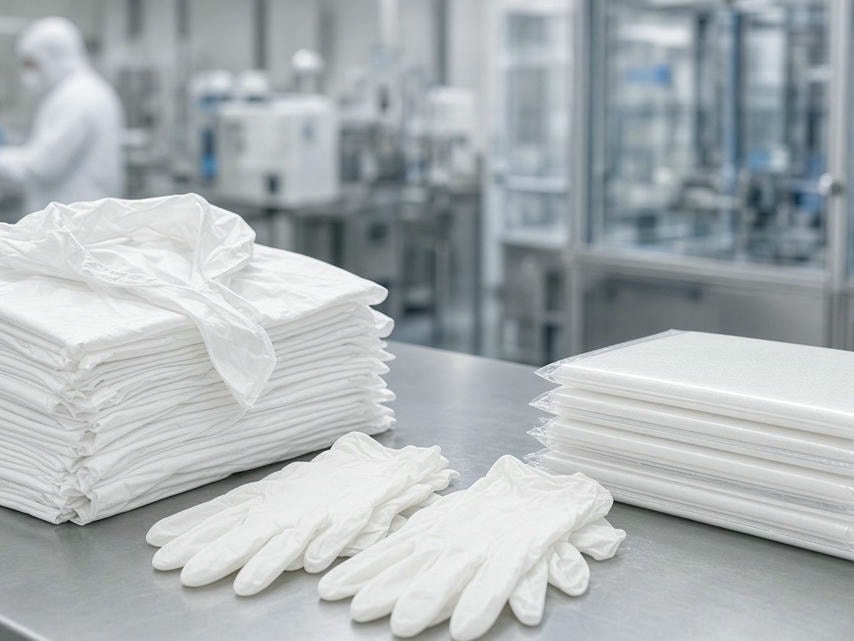 Consumibles y suministros para salas limpias de dispositivos médicos